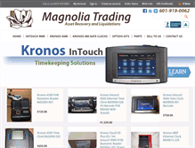 Tablet Screenshot of magnolia-trading.com